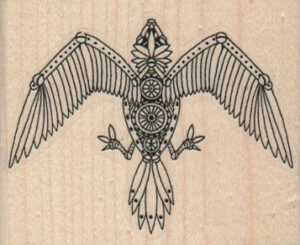 Steampunk Bird 2 1/2 x 2-0