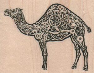 Steampunk Camel 3 1/4 x 2 1/2-0