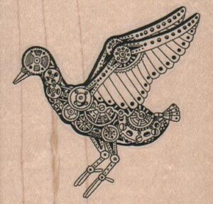 Steampunk Bird 2 3/4 x 2 1/2-0