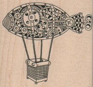 Steampunk Air Balloon 3 x 2 3/4-0