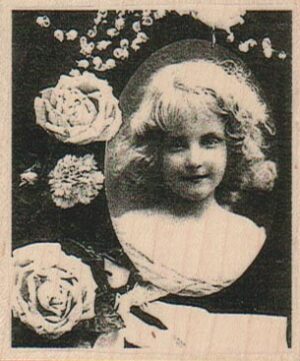 Rose Girl Photo 2 1/4 x 2 1/2-0