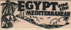 Egypt/Mediterranean Travel 1 1/4 x 2 3/4-0