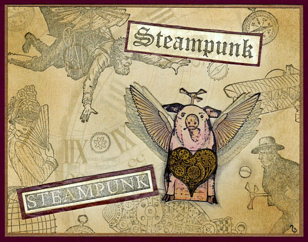 Steampunk Heart Small 1 1/4 x 1 1/4-33106