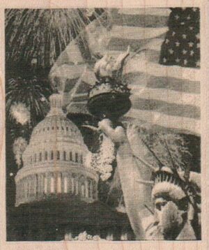 Patriotic Poster 2 3/4 x 3 1/4-0