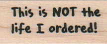 This Is Not The Life 3/4 x 1 1/2-0