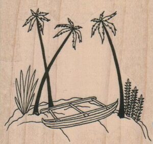 Outrigger With Palms 2 3/4 x 2 1/2-0