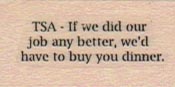 TSA - If We Did Our Job 3/4 x 1 1/4-0