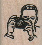 Man With Camera/Small 1 x 1-0