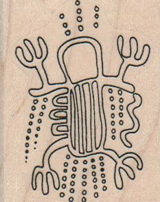 Petroglyph - Polka Dot Dancer 1 3/4 x 2-0