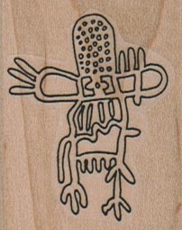 Petroglyph - Owl Dancer 1 1/2 x 1 3/4-0