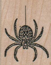 Spider Looking For Little Miss Muffet 1 1/4 x 1 1/2-0