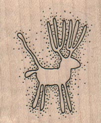 Petroglyph - Reindeer 1 1/2 x 1 3/4-0