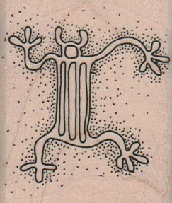 Petroglyph Dancer 1 3/4 x 2-0