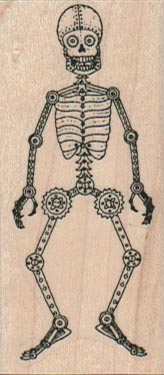 Steampunk Skeleton 1 1/4 x 2 1/2-0