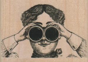 Binoculars Lady 3 1/4 x 2 1/4-0