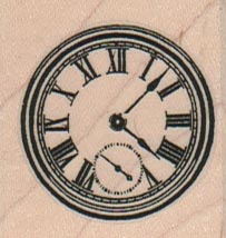 Clock/Pocket Watch 1 1/2 x 1 1/2-0