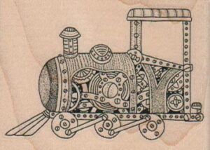 Steampunk Locomotive 2 1/2 x 1 3/4-0