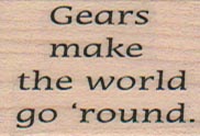 Gears Make The World 1 x 1 1/4-0