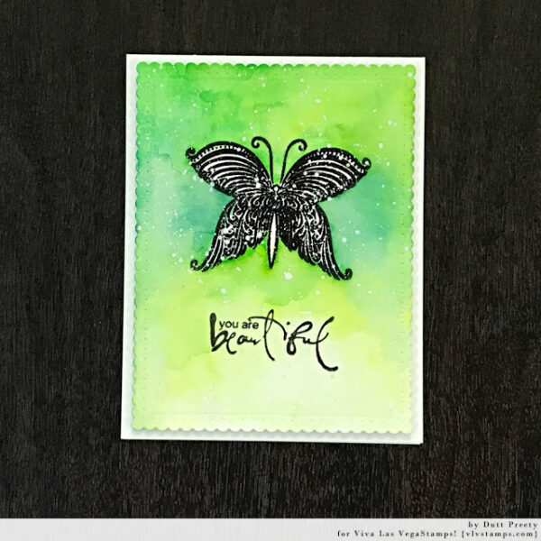 Fancy Butterfly 3 x 2 1/2-92151