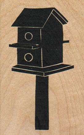 Stamp in the Hand Birdhouse 2 x 3-0