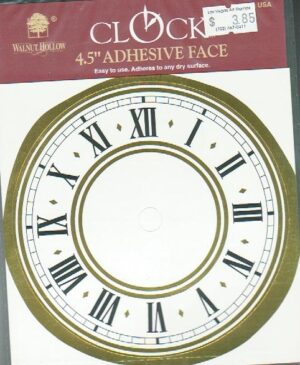 Walnut Hollow Large Adhesive clock face-0