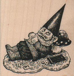 Sleeping Gnome 2 3/4 x 2 3/4-0