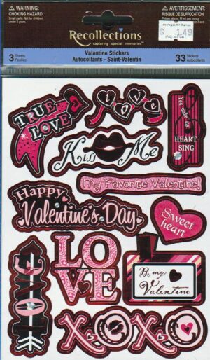 Recollections-Valentine Stickers-0