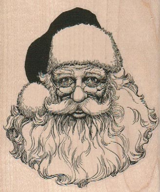 Santa's Face 3 1/2 x 4-0