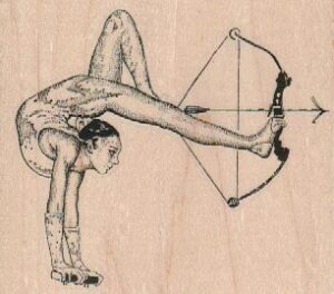 Contortionist Archer 3 1/4 x 2 3/4-0