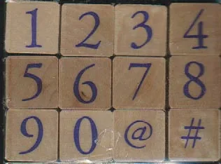 Hero Arts Mounted Number Set-0