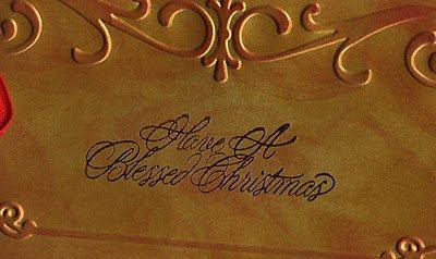 Have A Blessed Christmas 1 1/4 x 2 3/4-32391