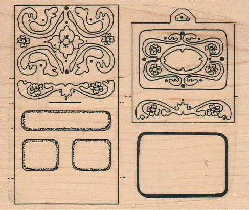 Limited Edition Fancy Designs 4 1/4 x 5-0