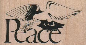 Peace Dove 3 x 1 1/2-0
