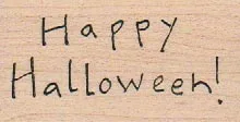 Art Impressions Happy Halloween 1 1/4 x 2 1/4-0