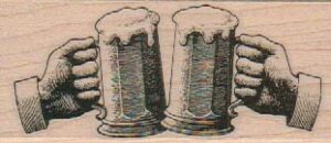 Two Mugs O' Beer 1 1/2 x 3 1/4-0