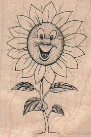 Happy Sunflower 2 x 2 3/4-0