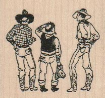 Cowboy Trio 2 1/4 x 2-0
