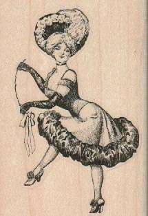 Victorian Showgirl 2 1/4 x 3 1/4-0