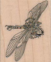 Steampunk Dragonfly 1 3/4 x 2-0