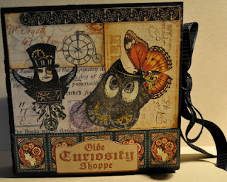 Steampunk Owl 2 1/2 x 2 1/2-35013