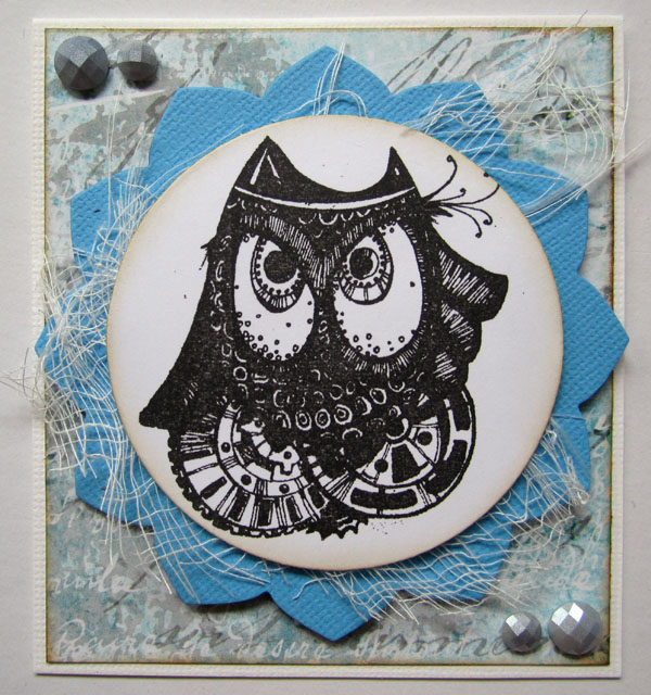 Steampunk Owl 2 1/2 x 2 1/2-36280