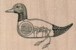 Steampunk Duck 2 3/4 x 1 3/4-0