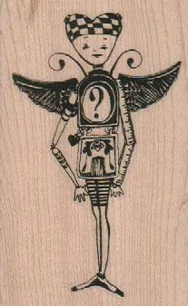Question Mark Guy 2 1/4 x 3 1/2-0