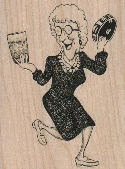 Happy Lady 2 3/4 x 3 1/2-0