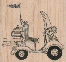 Steampunk Scooter 2 3/4 x 2 1/2-0