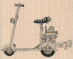 Steampunk Scooter 2 1/2 x 2-0