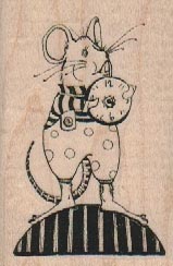 Whimsical Mouse 1 3/4 x 2 1/2-0