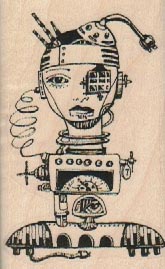 Whimsical Robot 1 3/4 x 2 3/4-0
