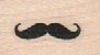 Tiny Handlebar Mustache 3/4 x 1-0