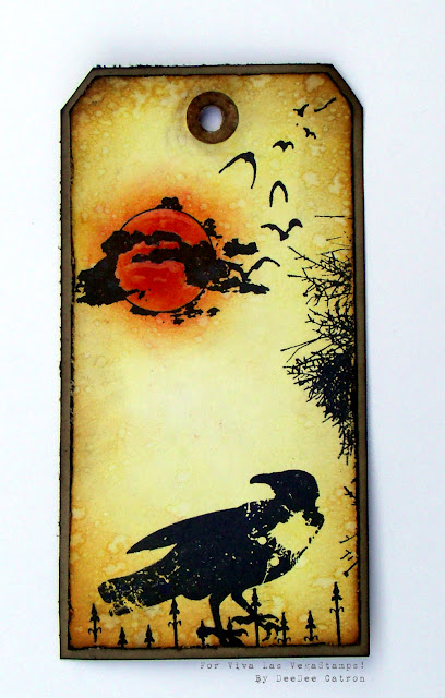 Faded Crow or Raven 2 3/4 x 2 1/4-37155